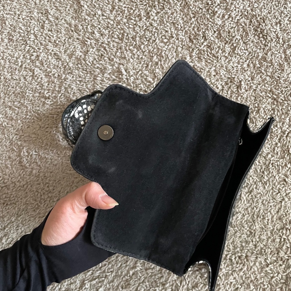 Sam Edelman Crossbody Shoulder Chain Python Bag - image 7